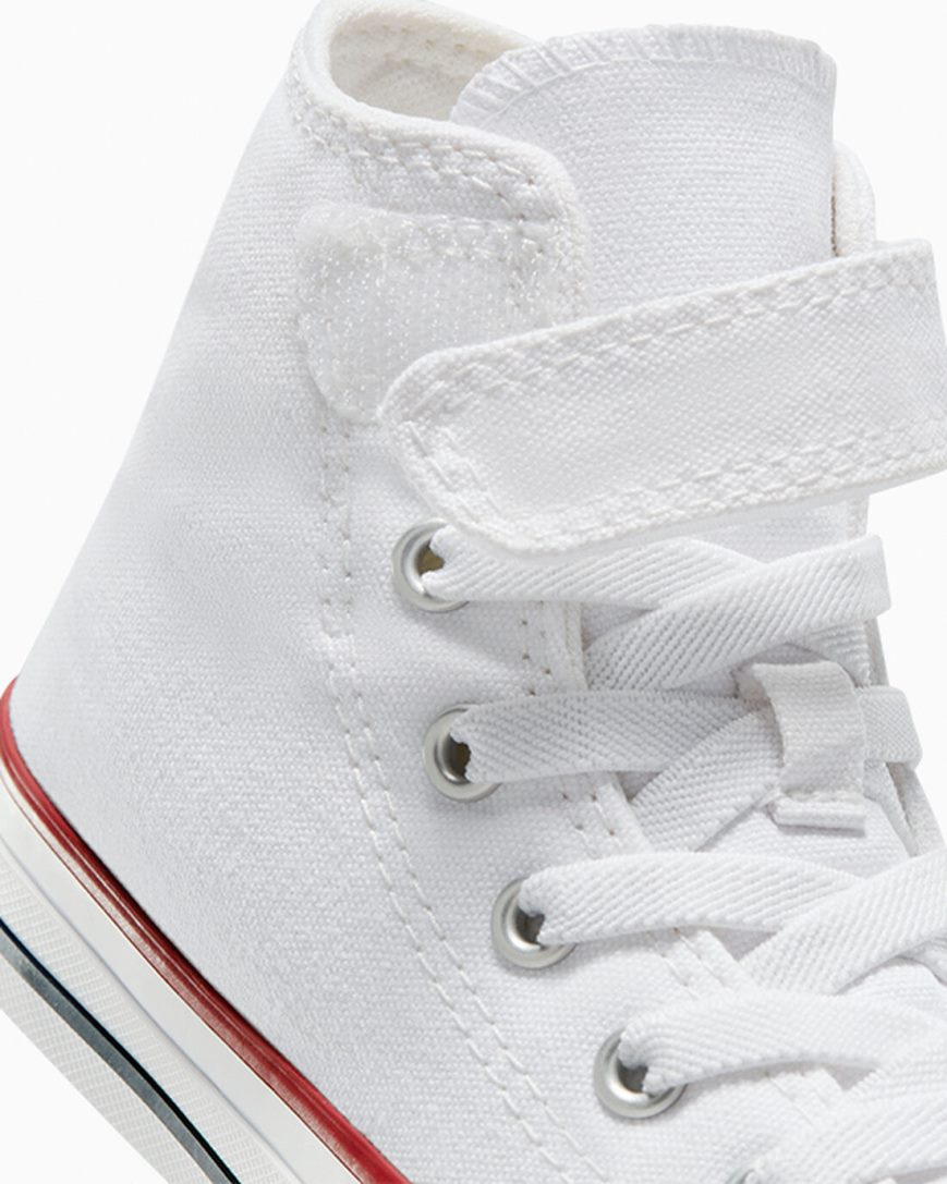 Dívčí Boty Vysoké Converse Chuck Taylor All Star Easy-On Bílé Béžový | CZ FOIT72